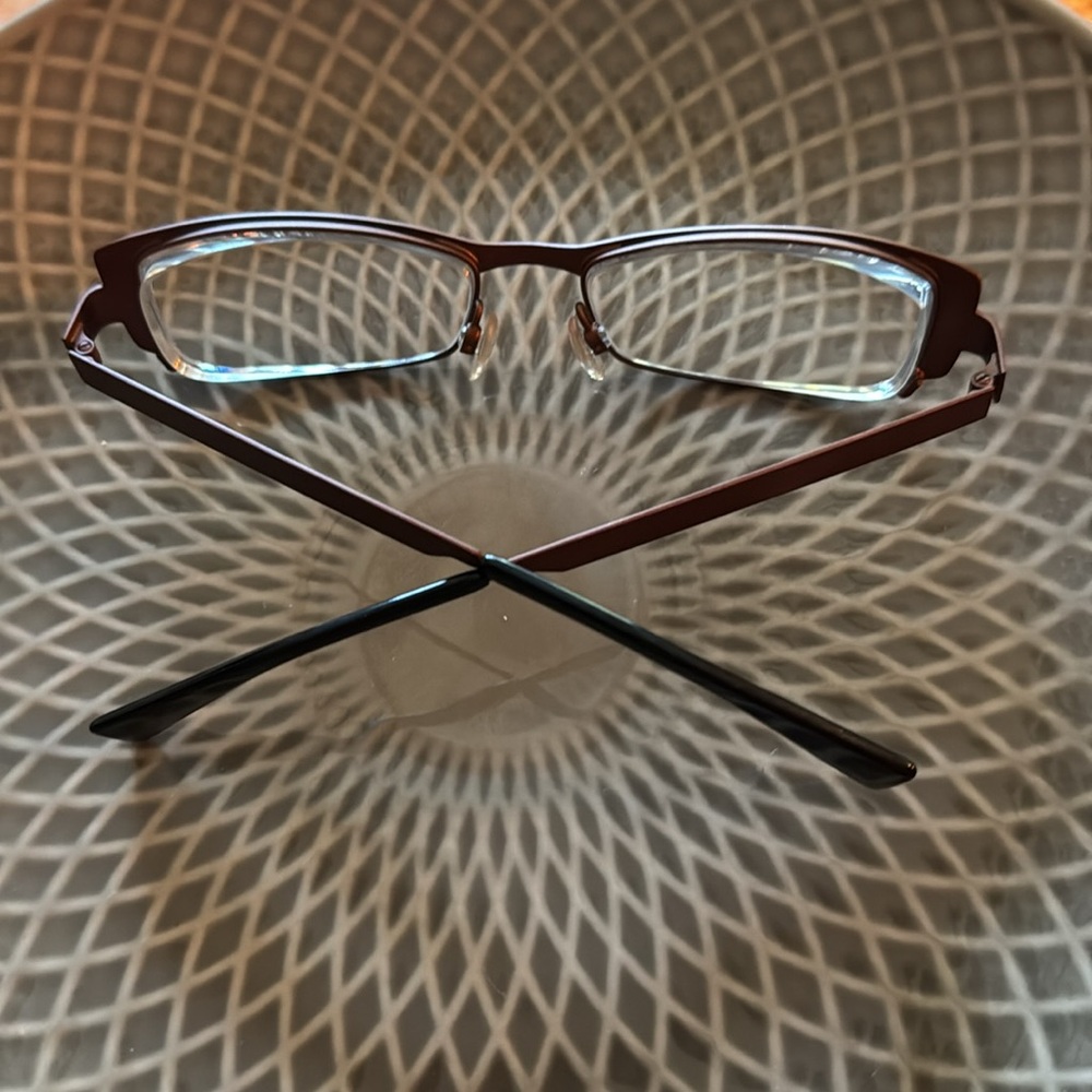Brown Rectangular Glasses - image 2